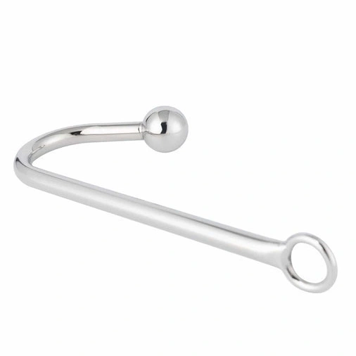 3294 AllNight Anal Metal Smooth Toy Hook Sex 0808